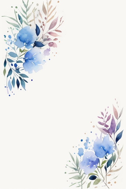 Watercolor splash ink blue background image beautiful color paint smudge effect simple background