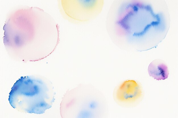 Watercolor splash ink blue background image beautiful color paint smudge effect simple background