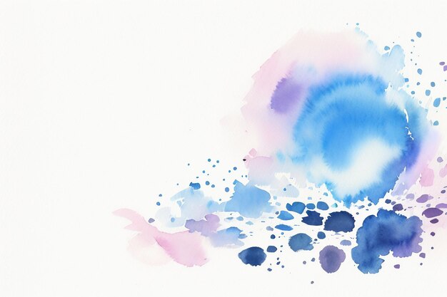 Watercolor splash ink smudge style chinese ink painting design element background wallpaper