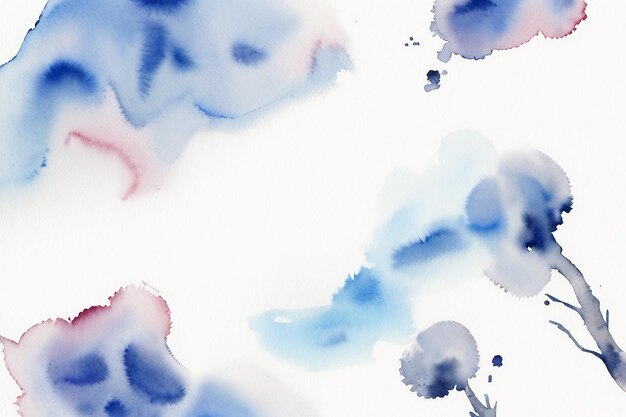 Watercolor splash ink smudge style chinese ink painting design element background wallpaper