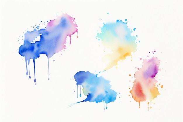 Watercolor splash ink smudge style Chinese ink painting design element background wallpaper