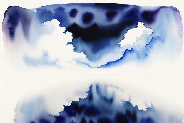 Watercolor splash ink smudge style chinese ink painting design element background wallpaper