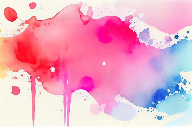 Watercolor stain background generative ai