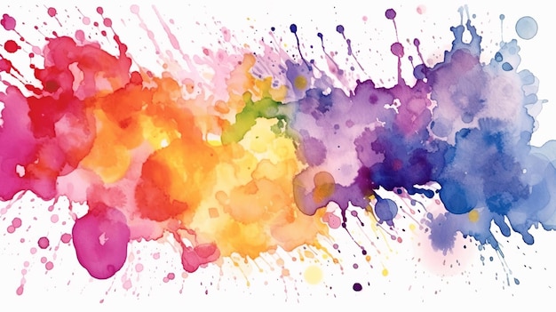 watercolor stain background watercolor style Generative AI