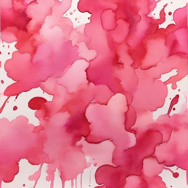 Watercolor stain in a vibrant Pink hue