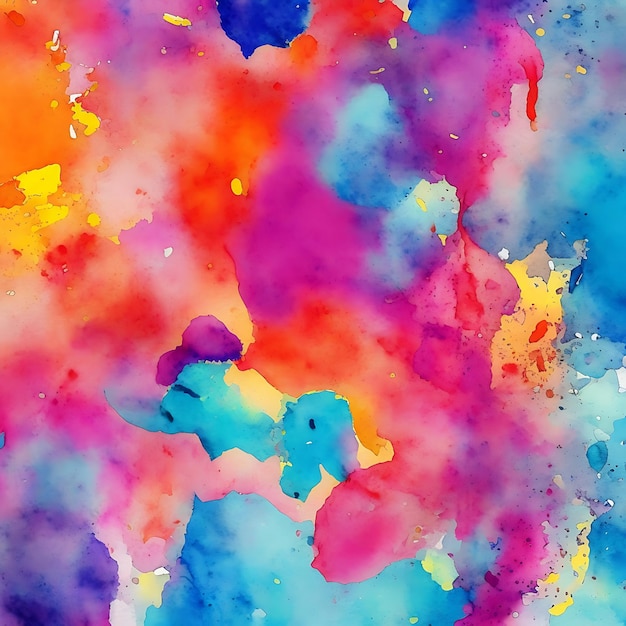 Watercolor stains abstract background ai art