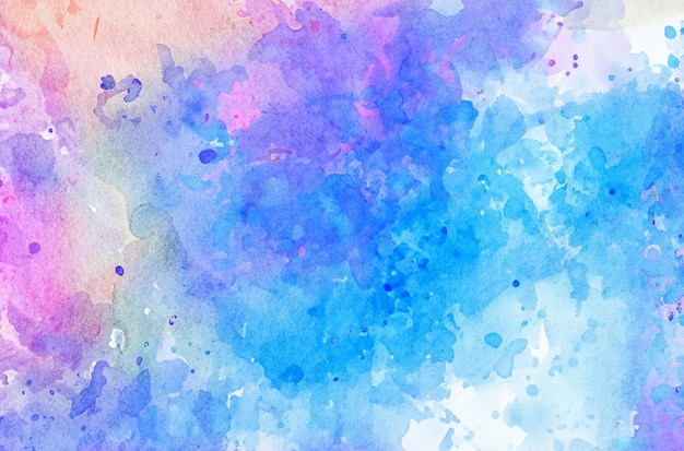 watercolor stains abstract background