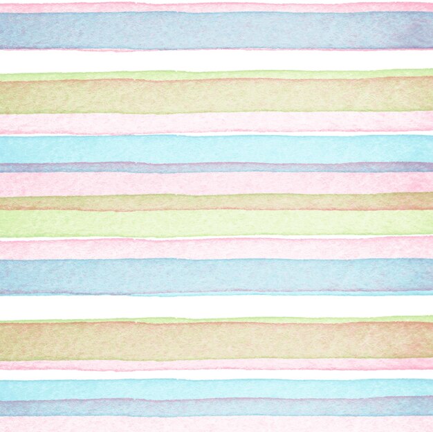 Watercolor striped background texture