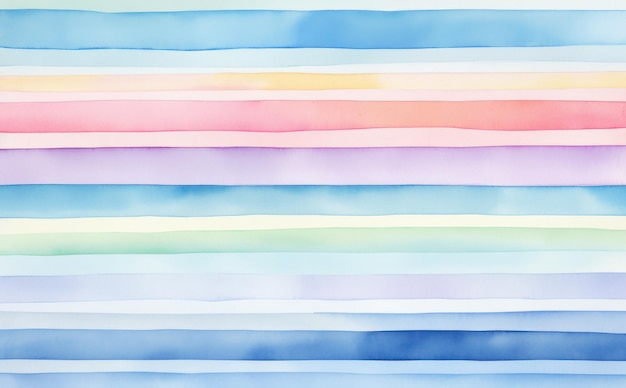 Watercolor stripes background Illustration AI GenerativexA