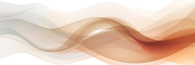 Photo watercolor style abstraction of razvnotsvetnye wavy and curved lines of bright colors on a white background banner