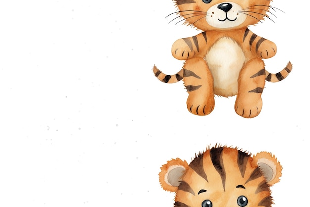 a watercolor symphony of tiger blooms in medium length a poetic vision