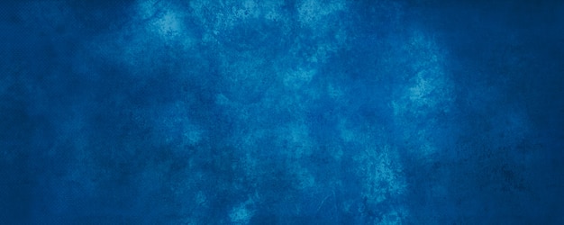 Photo watercolor textured deep blue background