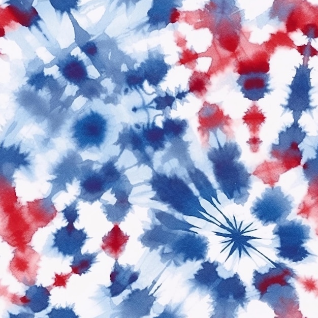 Watercolor tie dye seamless pattern