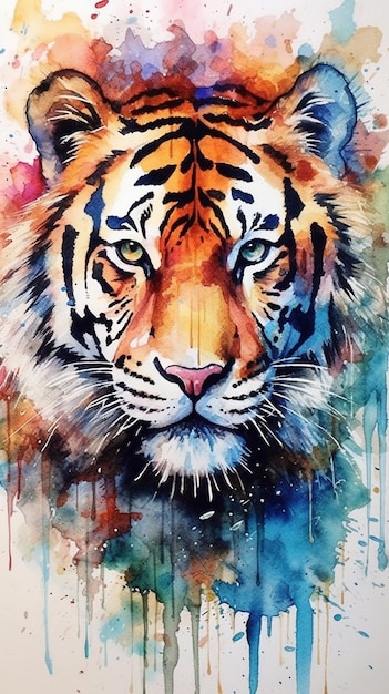 watercolor_tiger