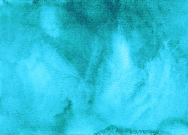 Watercolor turquoise background texture