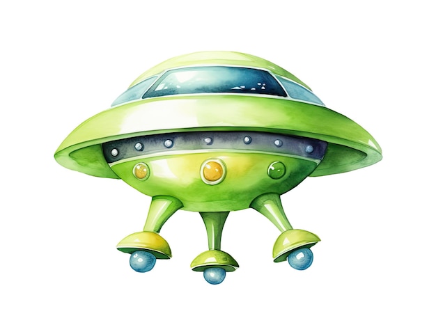 사진 수채화 ufo