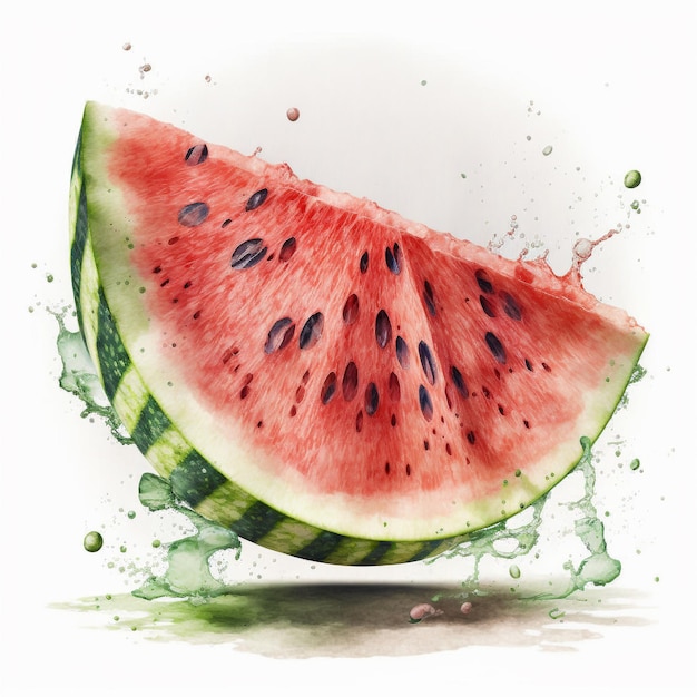 Watercolor Watermelons