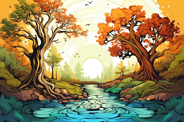 Premium Ai Image Watercolor Wonders A Tribute To Natures Beauty Premium Ai Image Watercolor Wonders A Tribute To Natures Beauty