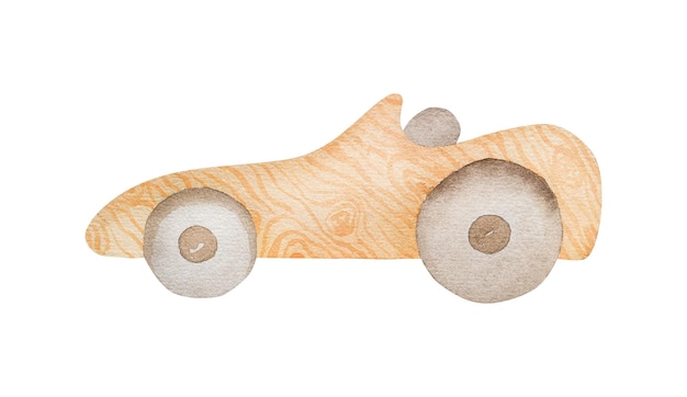 Акварельные деревянные игрушки для младенцев