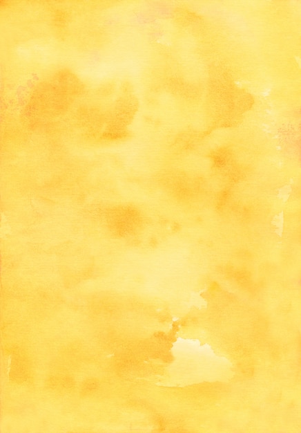 Watercolor yellow background texture