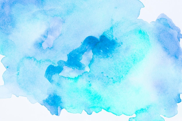 watercolour art hand paint blue background