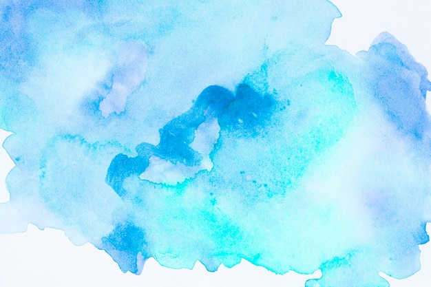 Photo watercolour art hand paint blue background