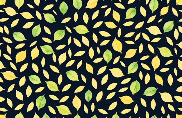 Foto acquerello stile acquerello foglie senza soluzione di continuità piante a foglia pianta design stampe carta da parati tex
