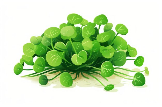 Photo watercress icon on white background ar 32 v 52 job id fdc275243da94bb9bc6f8dfc0548c951