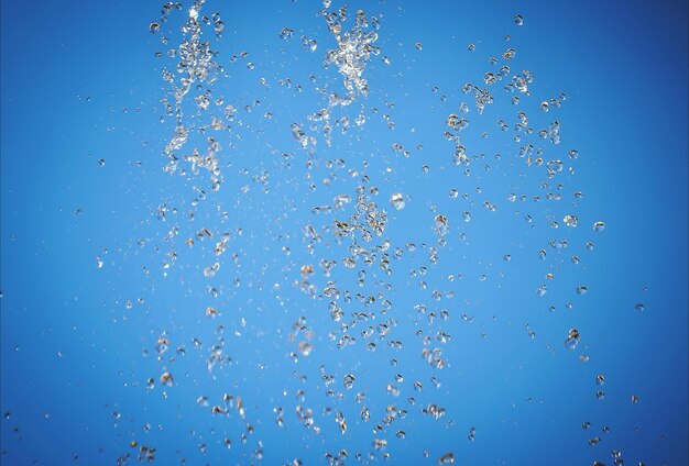 Foto waterdruppels in de lucht