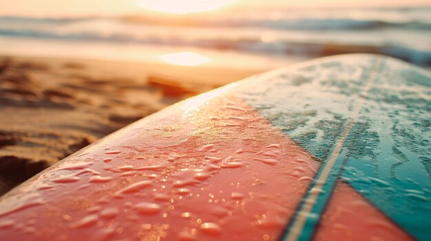 Foto waterdruppels op het strand