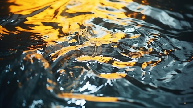 waterdruppels spetterende golven oceaan waterval realistische foto