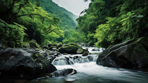 森林の丘の