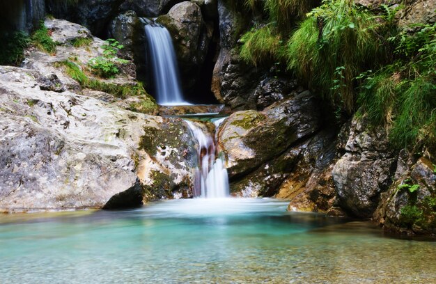 Waterfall in forest