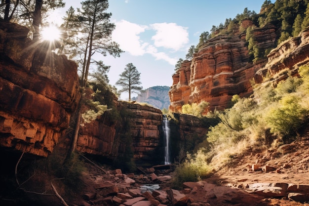 waterfall in the forest