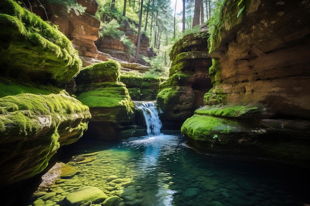 waterfall in the forest