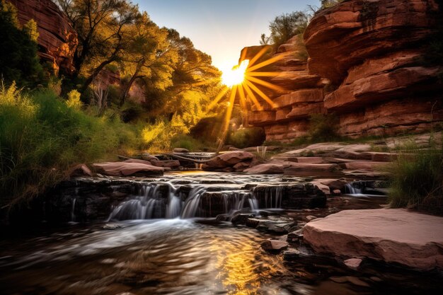 waterfall in the forest