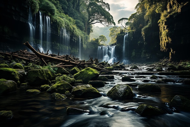 waterfall in the forest