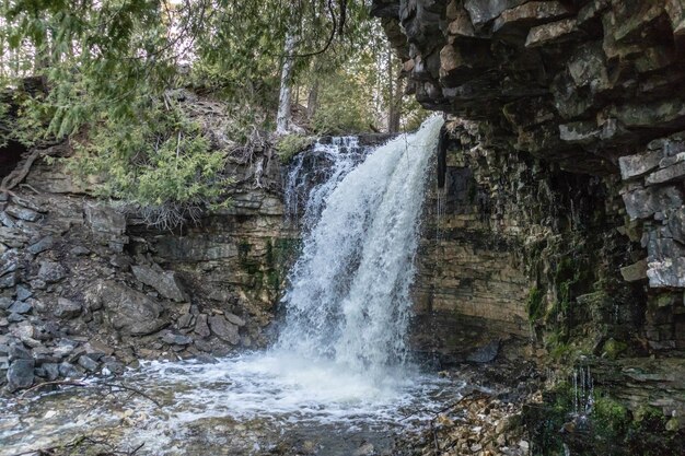 Waterfall at Hilton Falls