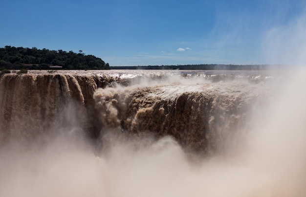 Waterfall at Iguassu Falls