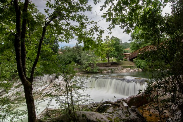 waterfall landscape