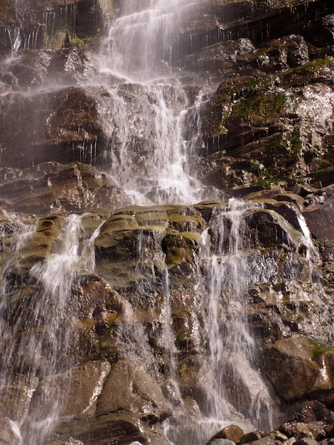 Waterfall in Ouray, Colorado.