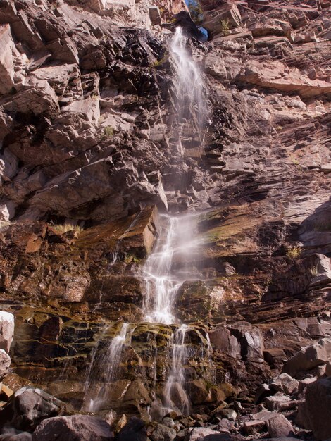 Waterfall in Ouray, Colorado.