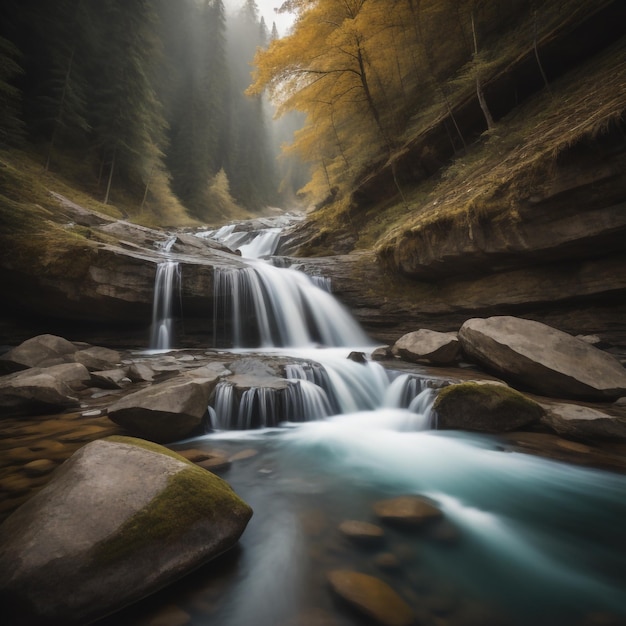 waterfall panorama