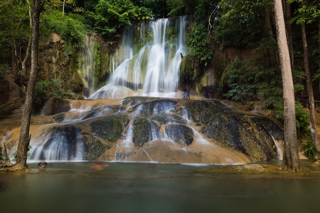 waterfall in the rain forest