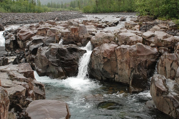 Waterfall in the rocks