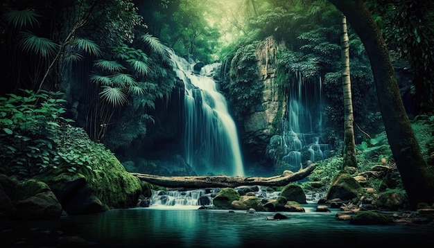 Waterfall Scene