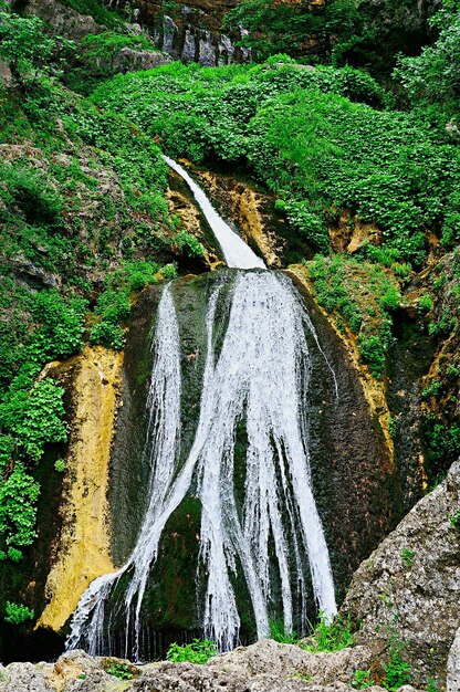 Waterfall at the source of the mundo river