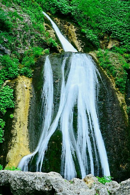 Waterfall at the source of the mundo river