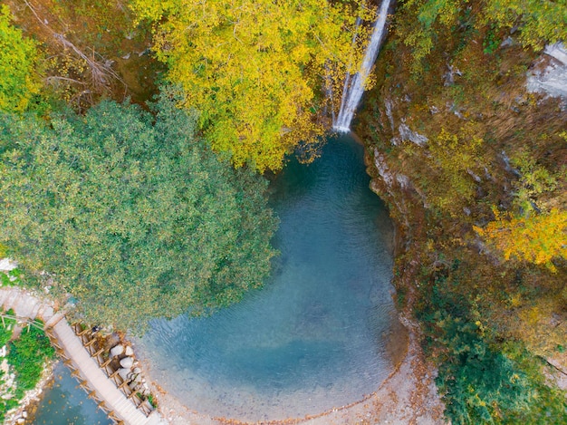 Photo waterfall tatlica waterfalls erfelek sinop turkey