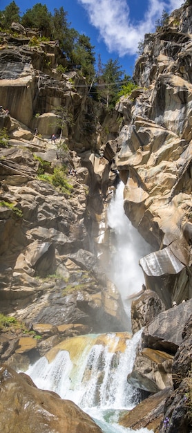 Waterfall in Vanoise national Park